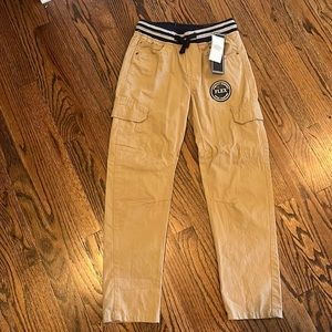Jachs khaki Cargo Joggers Boys size Med 10/12.never worn